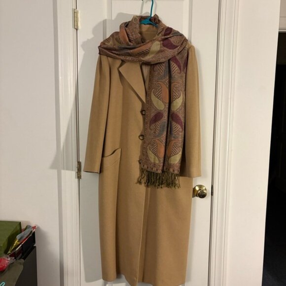 Fleurette Camel Hair Coat - Picture 6 of 9